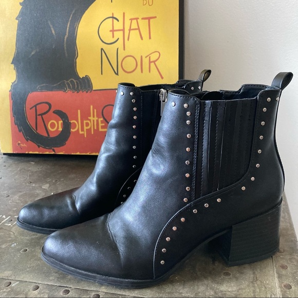 Circus by Sam Edelman Jenna Pointed Toe Studded Boots - Picture 13 of 13